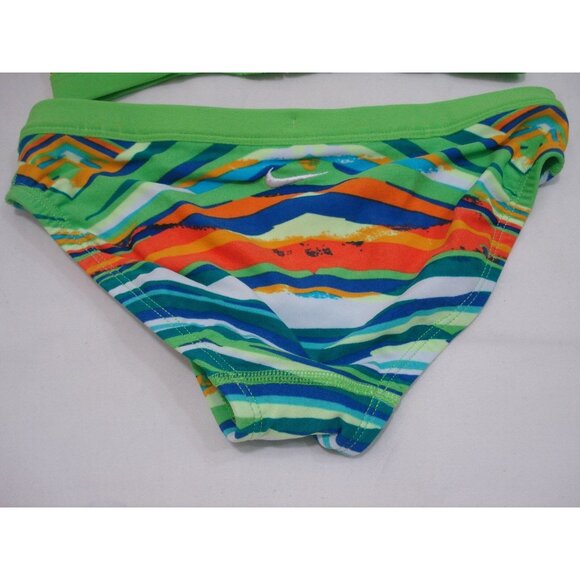 Nike Rio Geo Convertible Halter Two Piece Girls Size 24/GRL8 New - Picture 7 of 12